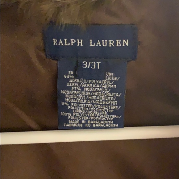 Ralph Lauren 3T Faux Fir Vest - Picture 2 of 4